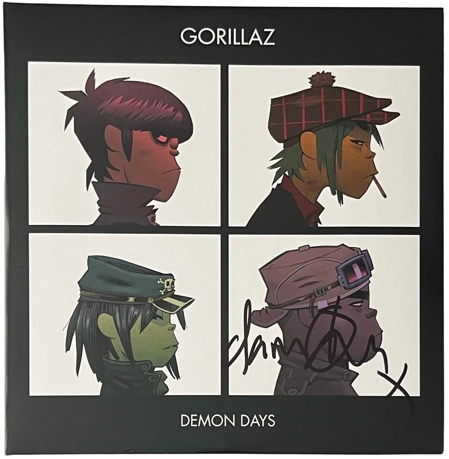 Damon Albarn Signed Gorillaz Demon Days Vinyl Record JSA COA AQ07043, image 2