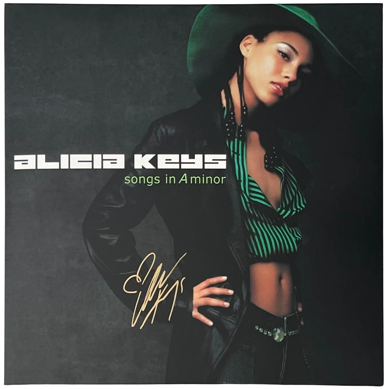 Alicia Keys Signed Songs In A Minor Vinyl Record JSA COA CI14450, image 2