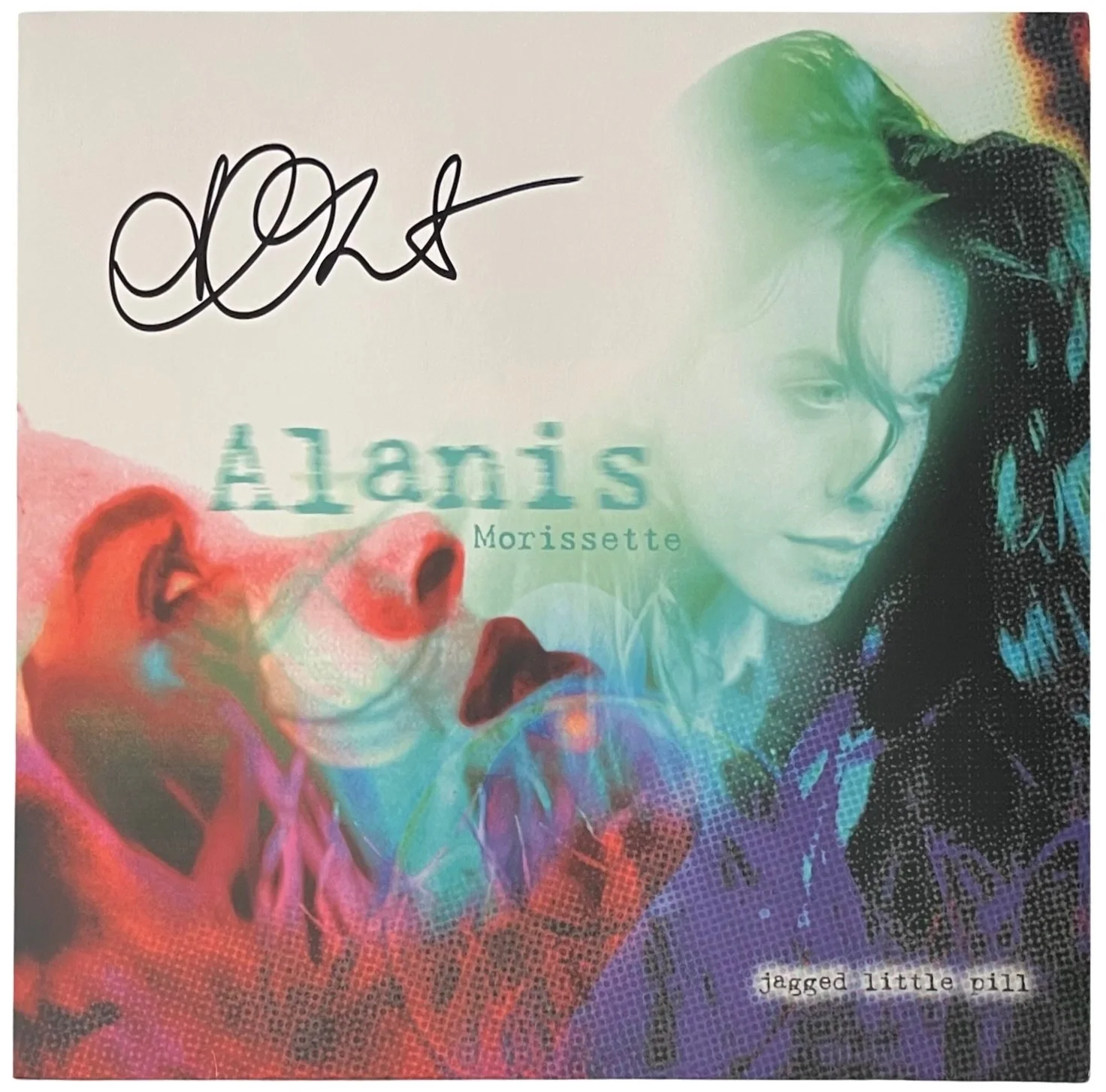Alanis Morissette Signed Jagged Little Pill Vinyl Record JSA COA AQ05952, изображение 2