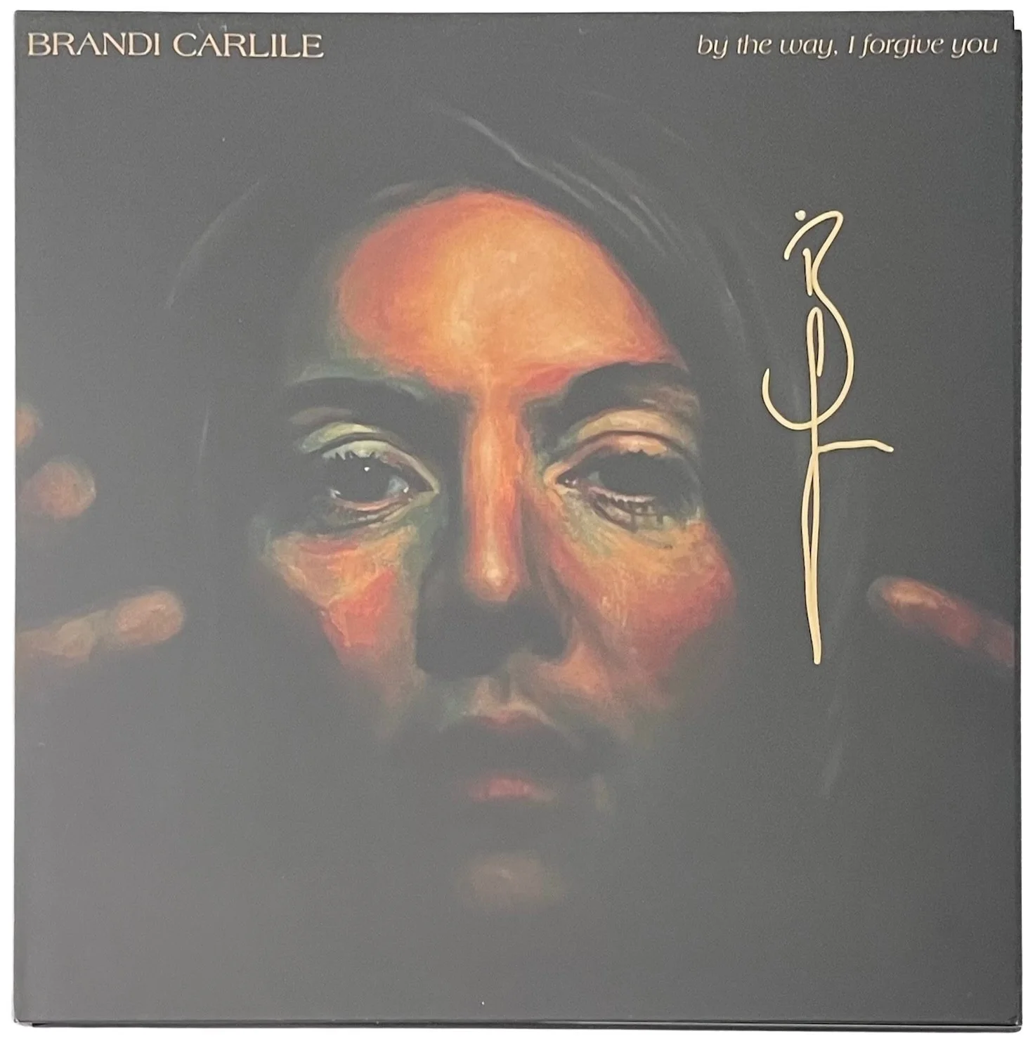 Brandi Carlile Signed By The Way, I Forgive You Vinyl Record JSA COA AQ05940, изображение 2