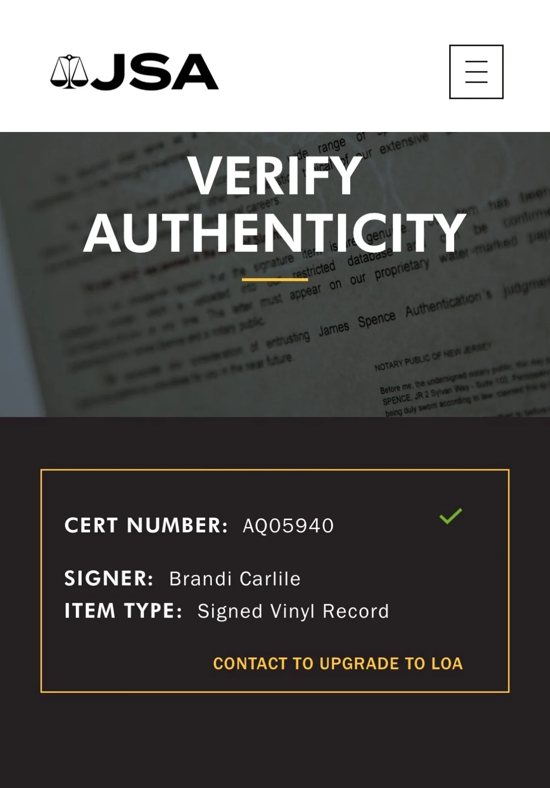 Brandi Carlile Signed By The Way, I Forgive You Vinyl Record JSA COA AQ05940, изображение 4
