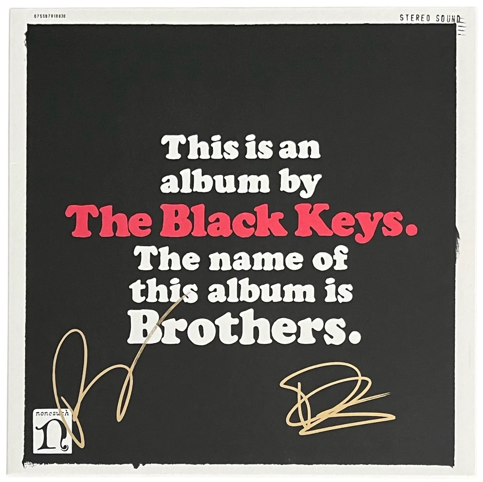 Dan Auerbach & Patrick Carney Signed The Black Keys Brothers Vinyl Record JSA, image 2