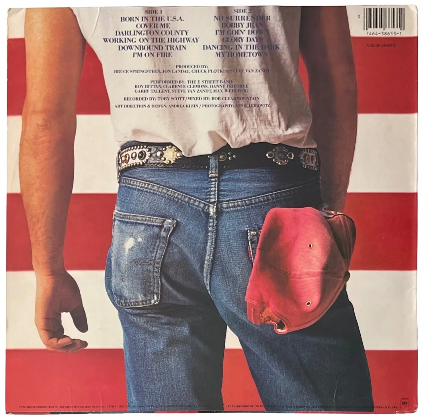 Bruce Springsteen Signed Born In The U.S.A. Vinyl Record PSA LOA AH01429, image 3