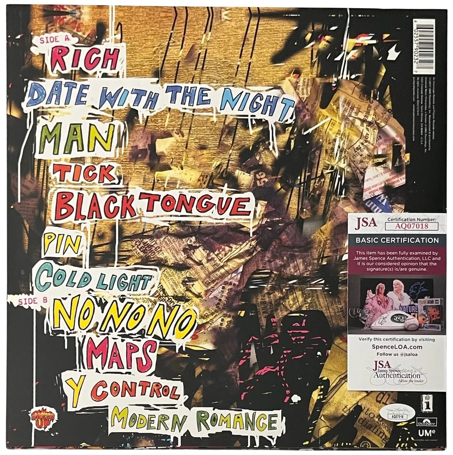 Yeah Yeah Yeahs x3 Karen O Nick Zinner & Brian Chase Signed Fever To Tell JSA, изображение 3