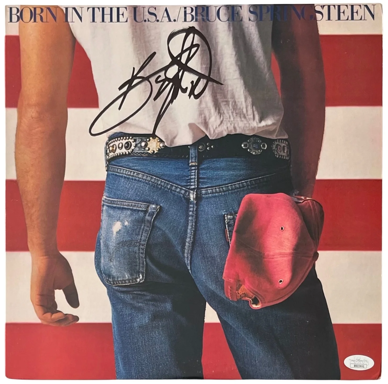 Bruce Springsteen Signed Born In The U.S.A. Vinyl Record JSA LOA BB22461, image 2