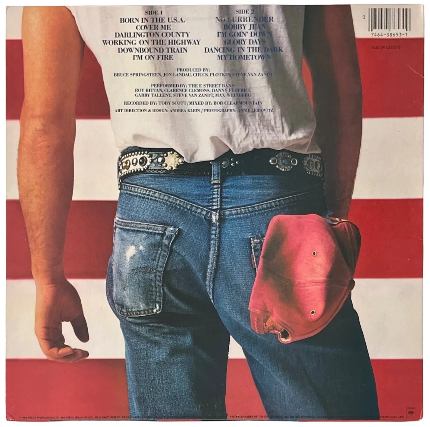 Bruce Springsteen Signed Born In The U.S.A. Vinyl Record JSA LOA BB22461, image 3