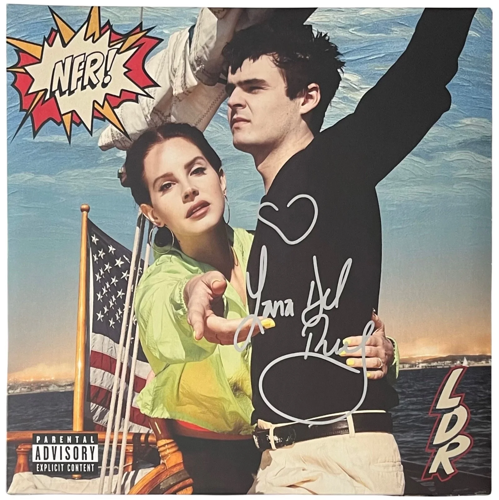 Lana Del Rey Signed Norman F*cking Rockwell! NFR! Vinyl Record w/❤️ Drawing JSA, изображение 2
