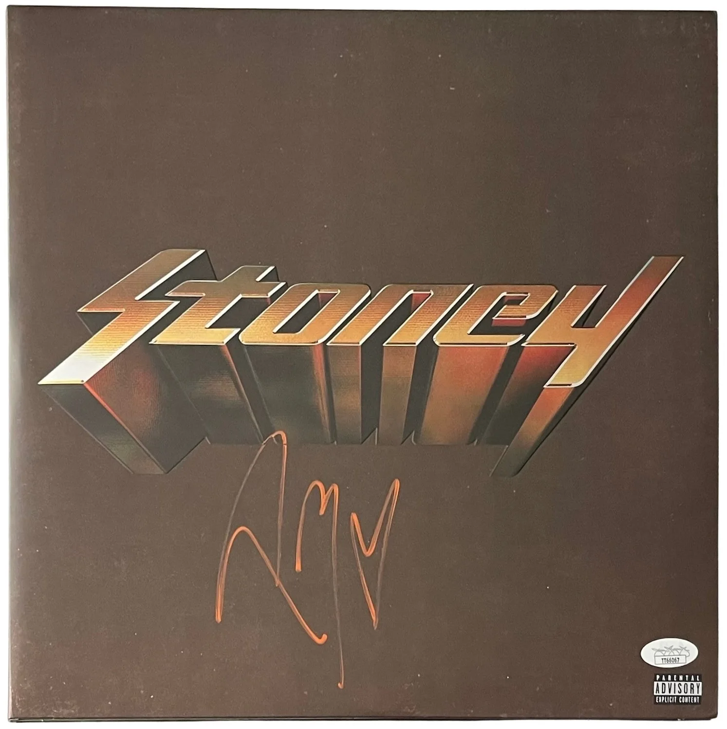 Post Malone Signed Stoney Vinyl Record JSA COA TT66067, image 2
