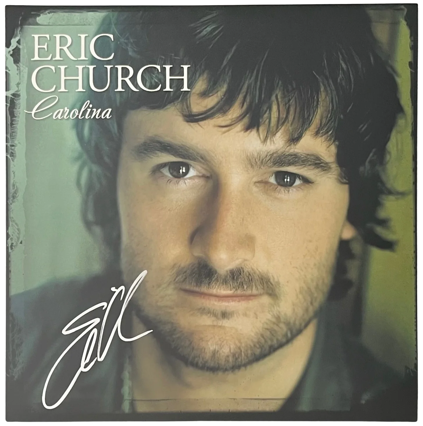 Eric Church Signed Carolina Vinyl Record JSA COA VV23835, изображение 2