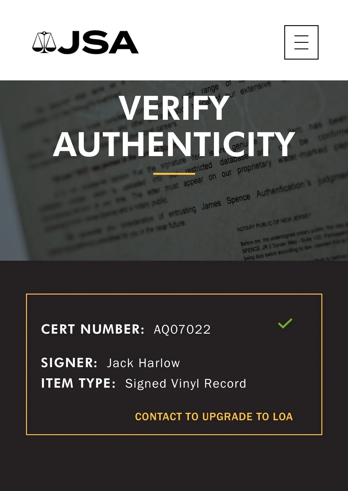 Jack Harlow Signed Thats What They All Say TWTAS Vinyl Record JSA COA AQ07021, изображение 4
