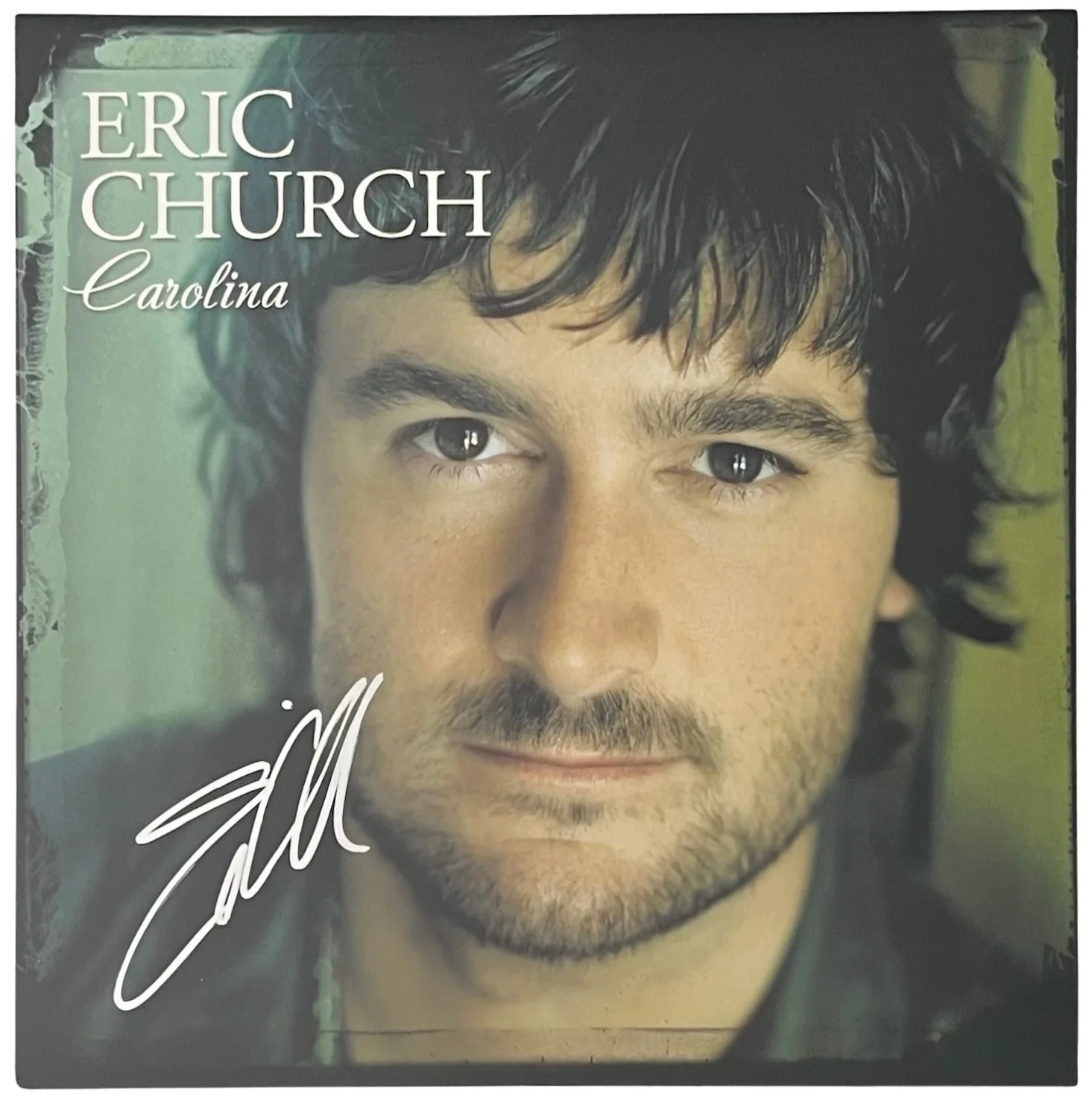 Eric Church Signed Carolina Vinyl Record JSA COA UU14976, image 2