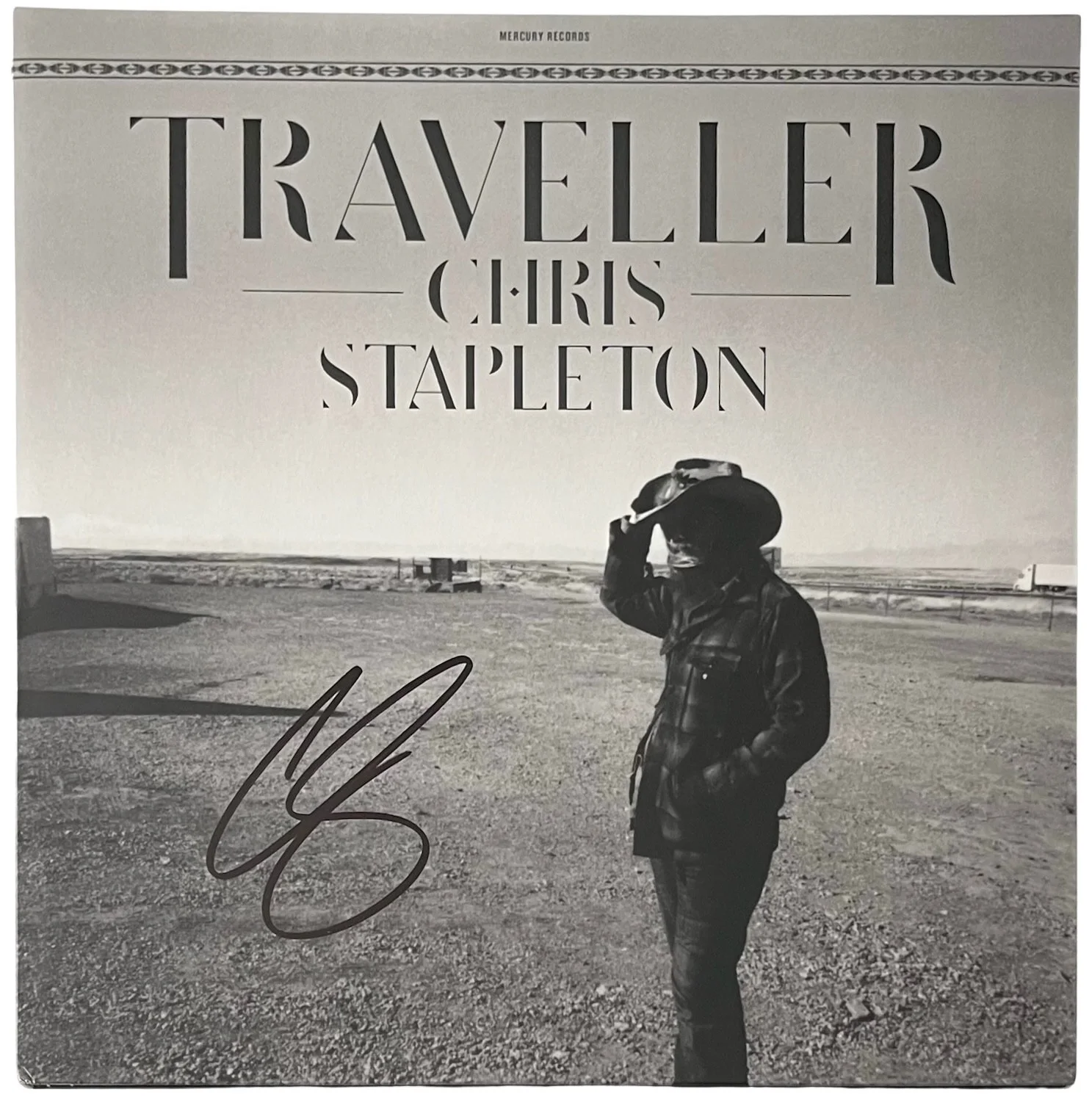 Chris Stapleton Signed Traveller Vinyl Record JSA COA AQ05911, image 2