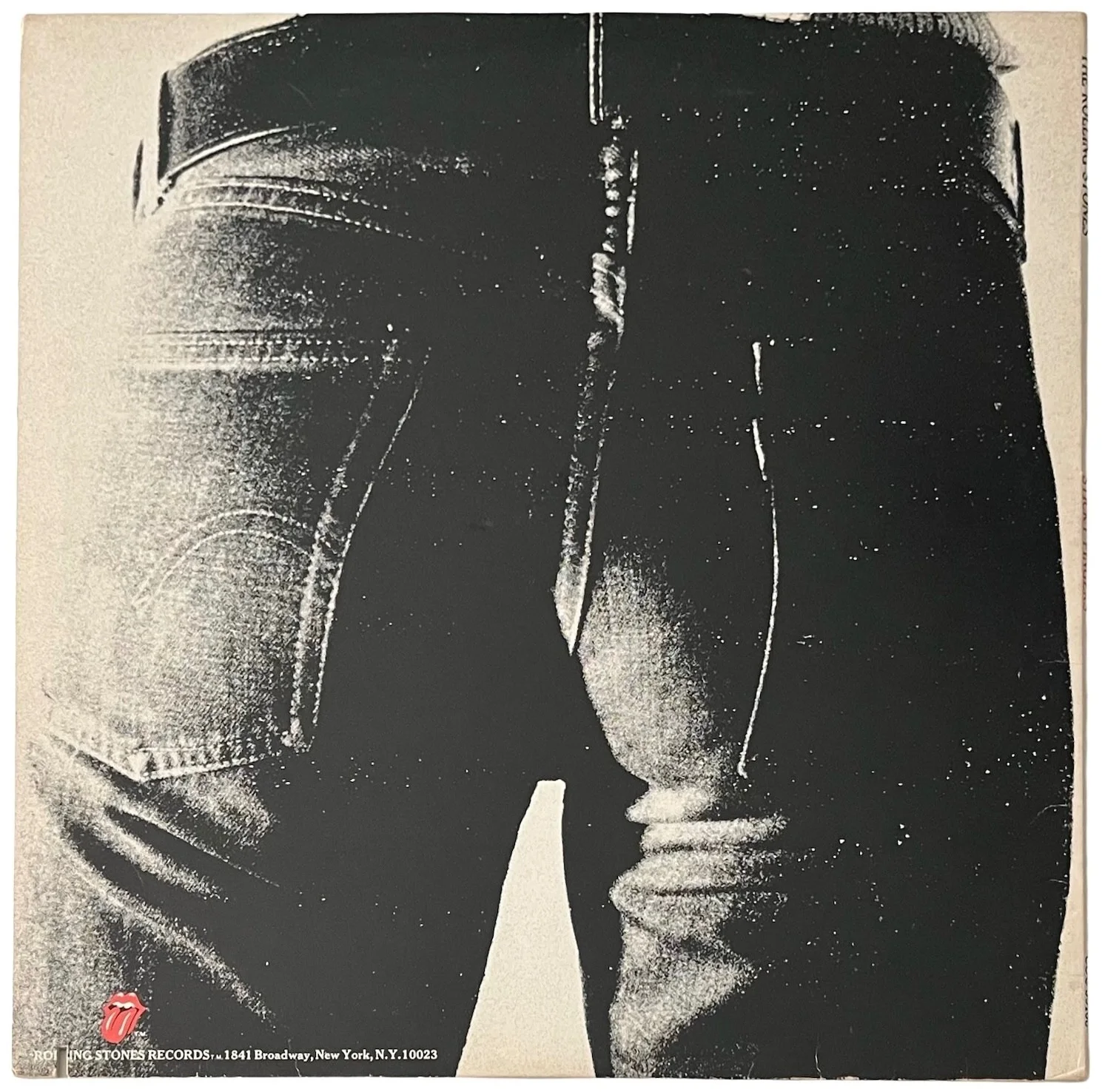 Keith Richards Signed The Rolling Stones Sticky Fingers Vinyl Record Beckett LOA, изображение 3