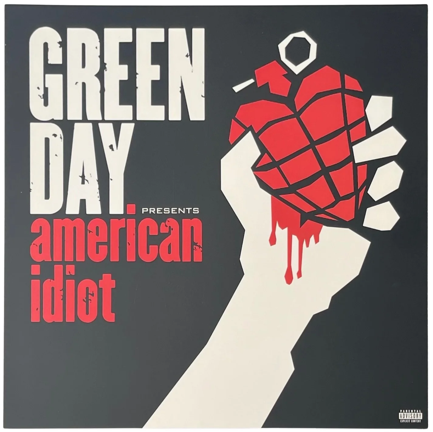 Green Day x3 Billie Joe Mike & Tre Signed American Idiot 12x12 Promo Flat JSA, изображение 3