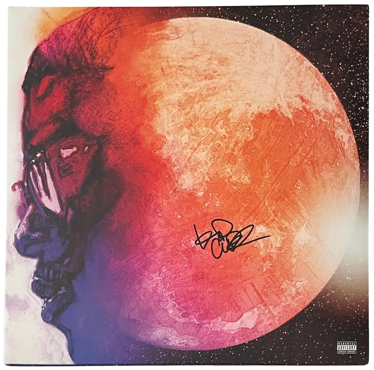 Kid Cudi Signed Man On The Moon The End Of Day Vinyl Record Beckett LOA AB10641, изображение 2