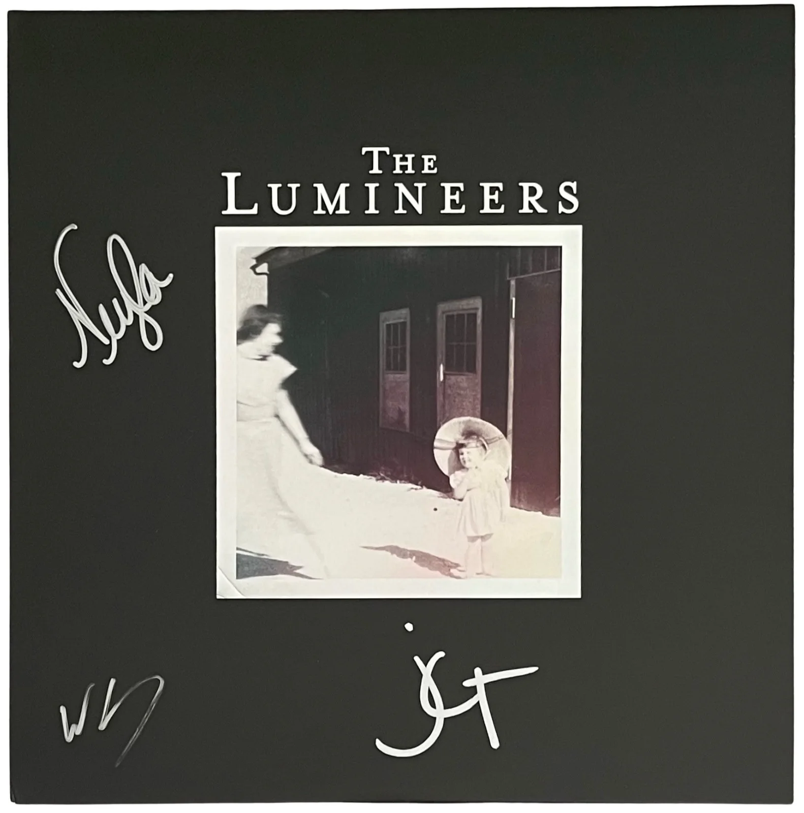 Lumineers x3 Wesley Schultz Jeremiah Fraites & Neyla Pekarek Signed Record JSA, изображение 2