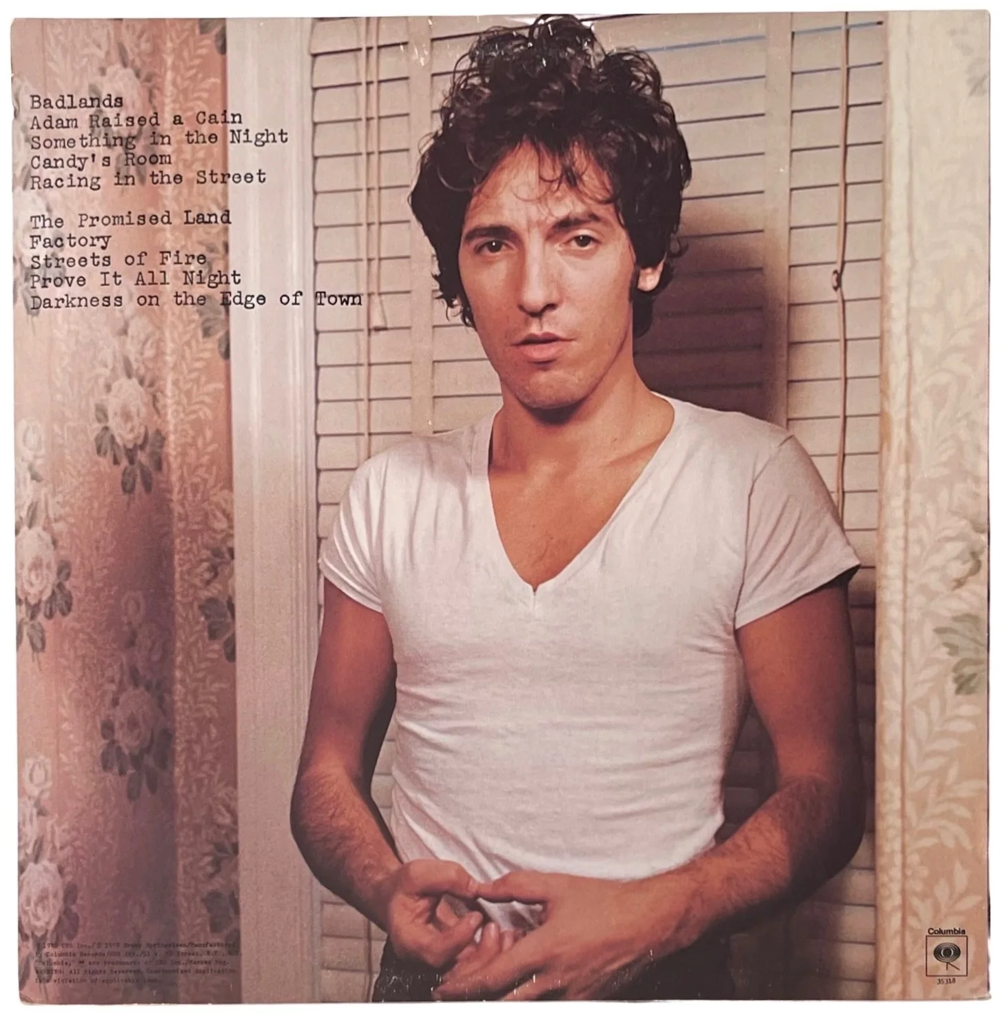 Bruce Springsteen Signed Darkness On The Edge Of Town Vinyl Record Beckett LOA, изображение 3