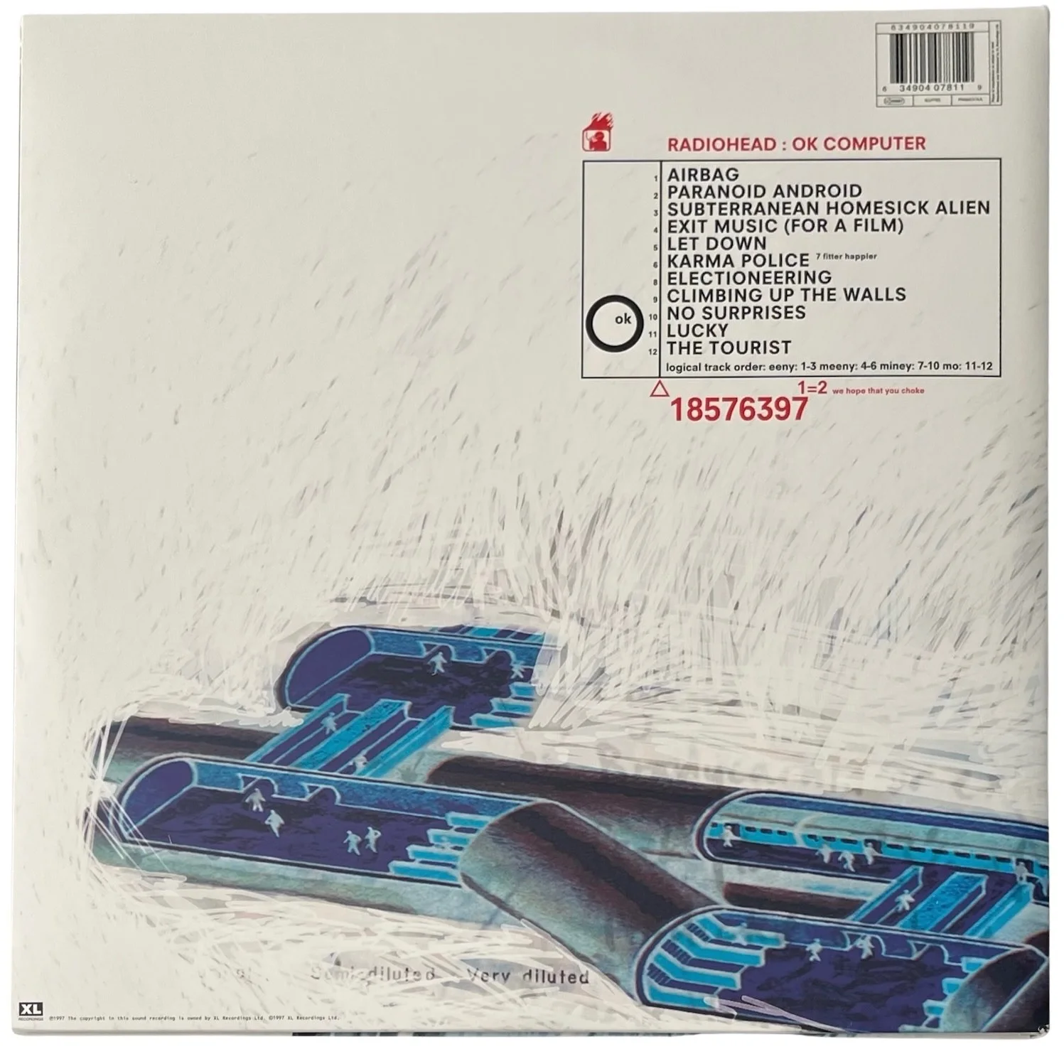 Thom Yorke Signed Radiohead OK Computer Vinyl Record PSA COA AH86149, изображение 3