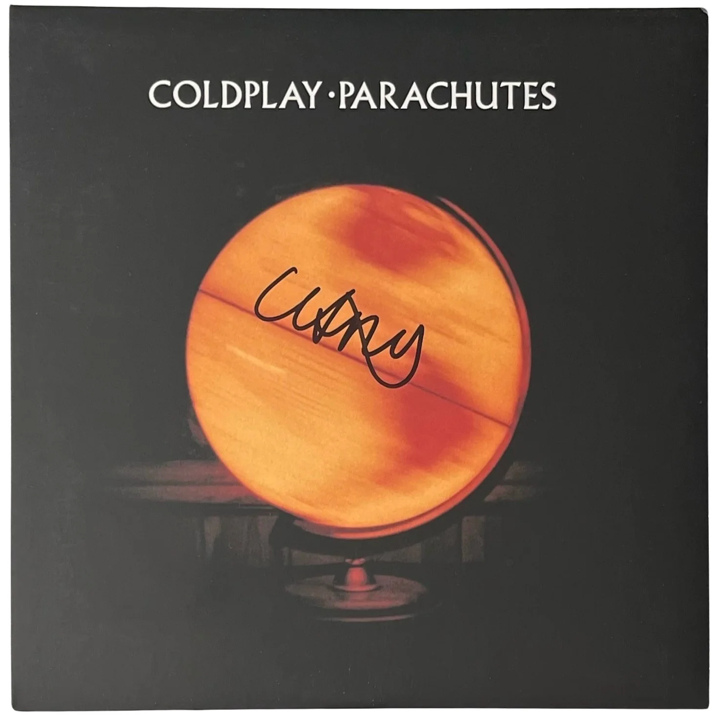 Chris Martin Signed Coldplay Parachutes Vinyl Record JSA COA AQ07041, изображение 2