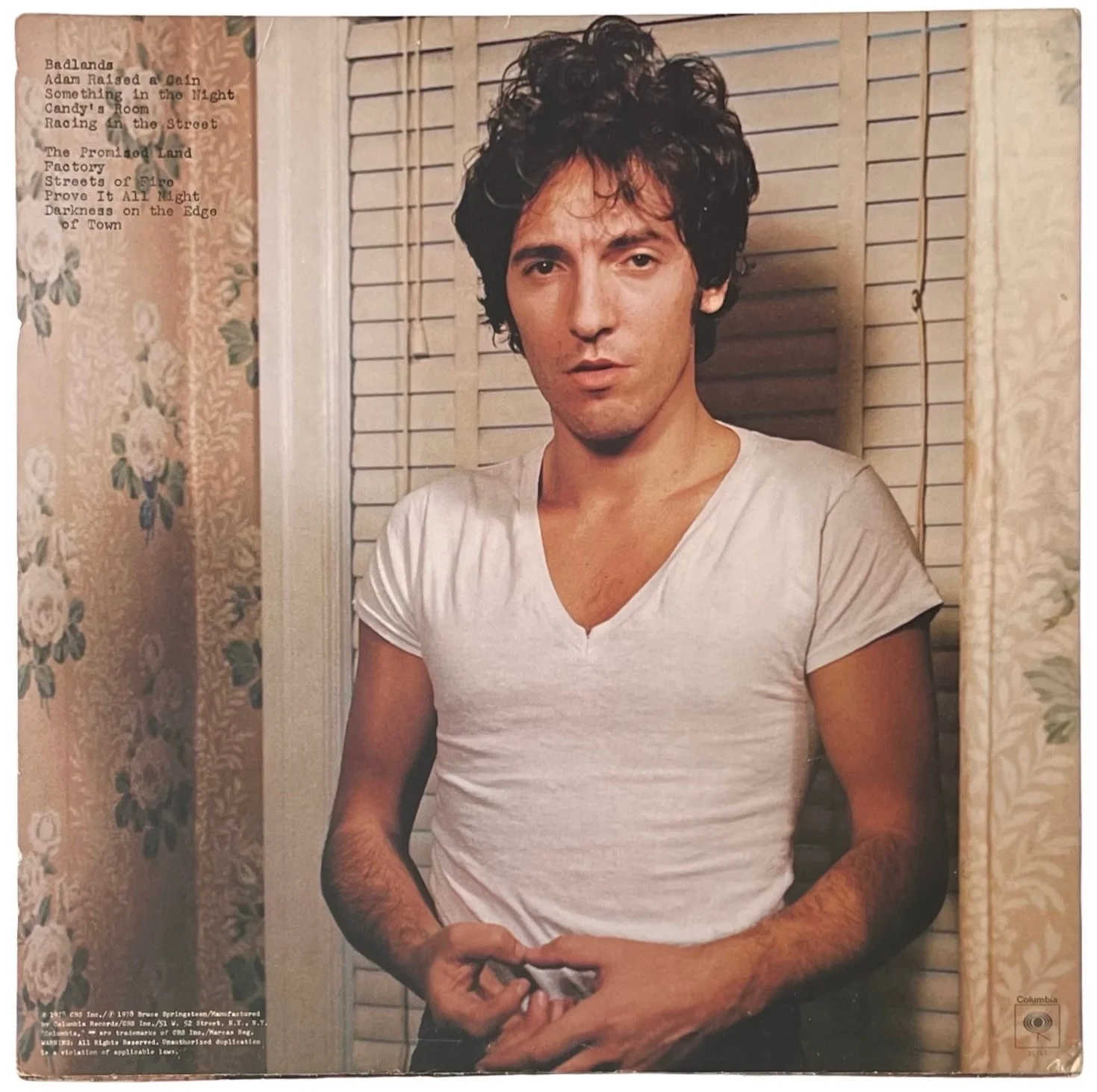 Bruce Springsteen Signed Darkness On The Edge Of Town Vinyl Record PSA LOA, image 3
