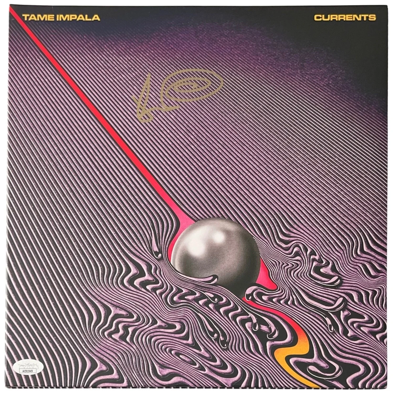 Kevin Parker Signed Tame Impala Currents Vinyl Record JSA COA AE91949, изображение 2