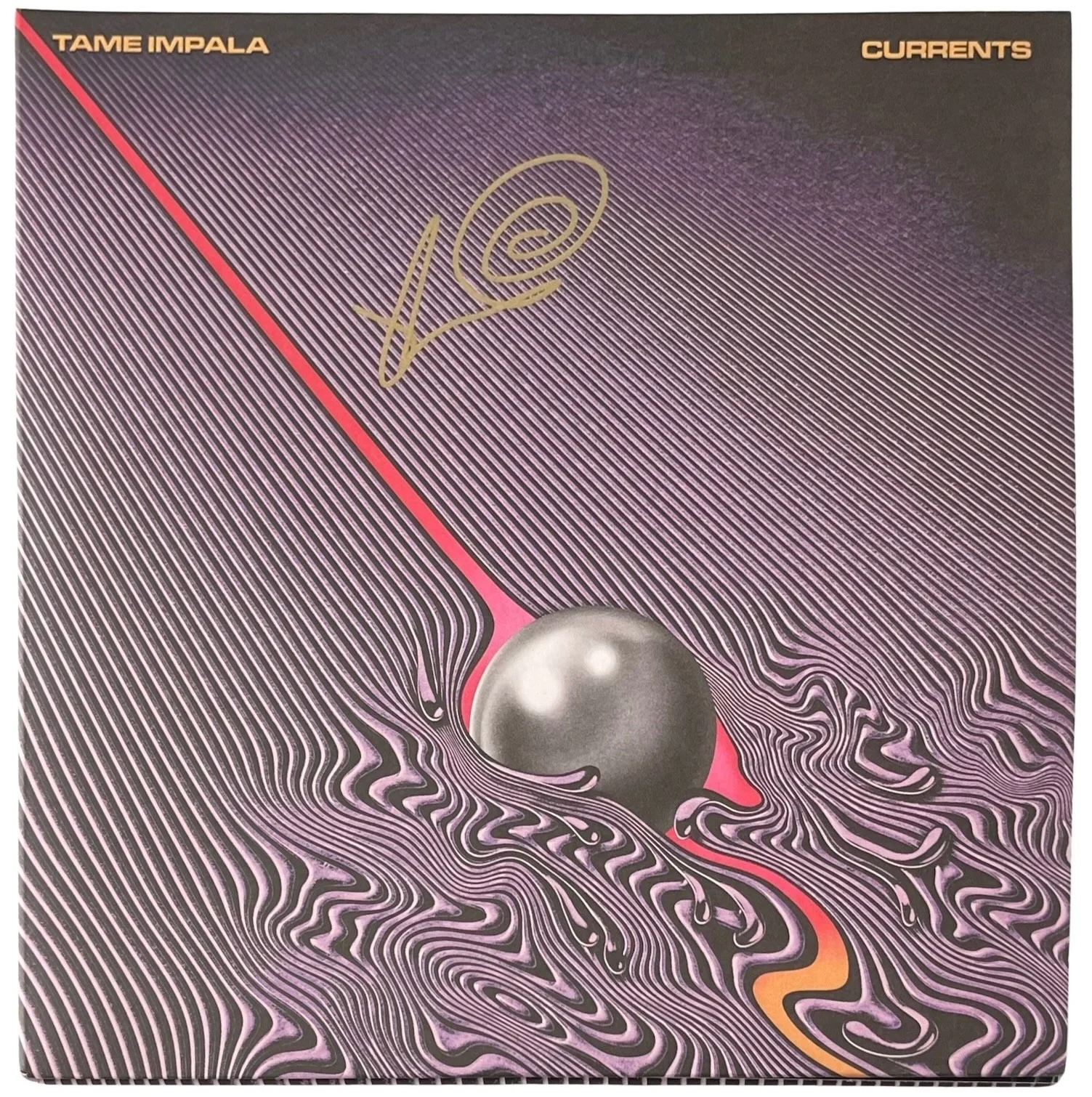 Kevin Parker Signed Tame Impala Currents Vinyl Record JSA COA VV22707, изображение 2