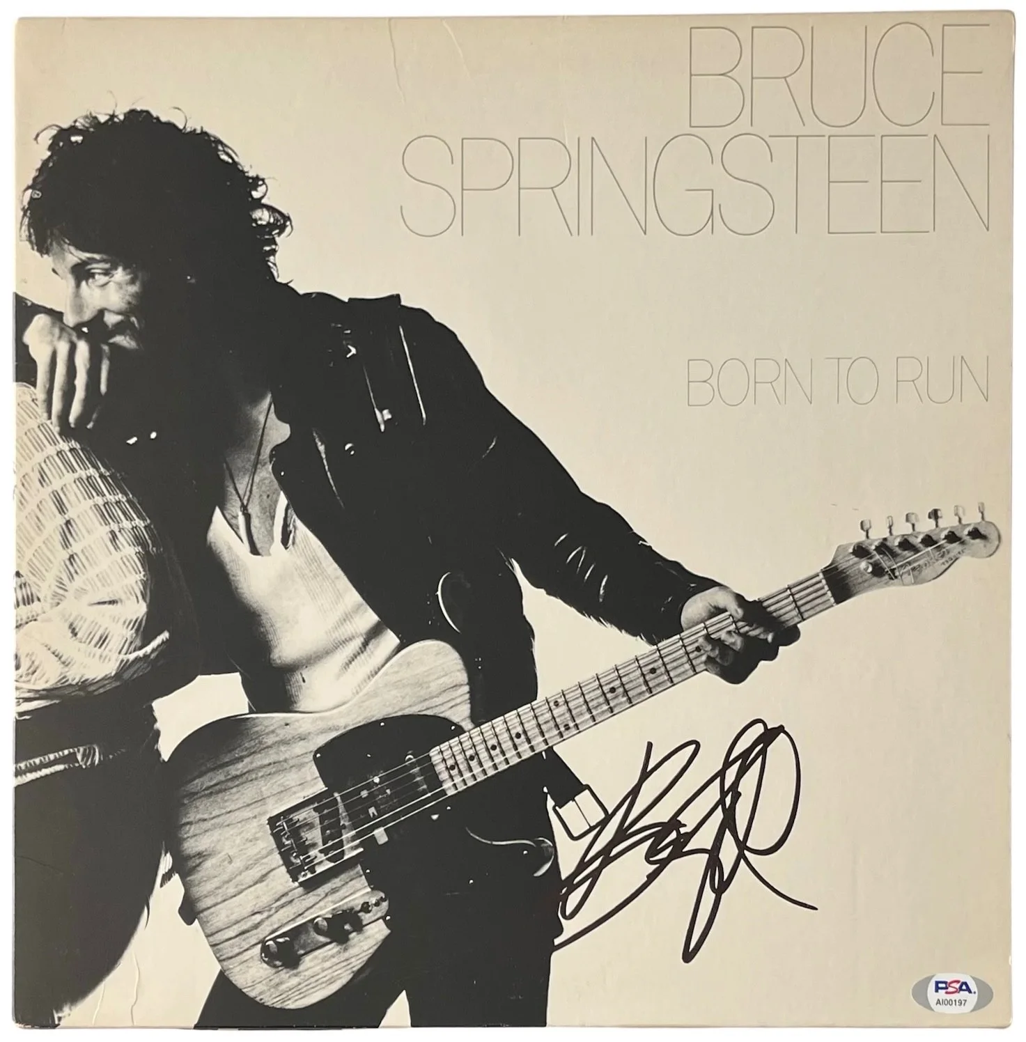 Bruce Springsteen Signed Born To Run Vinyl Record PSA LOA AI00197, image 2
