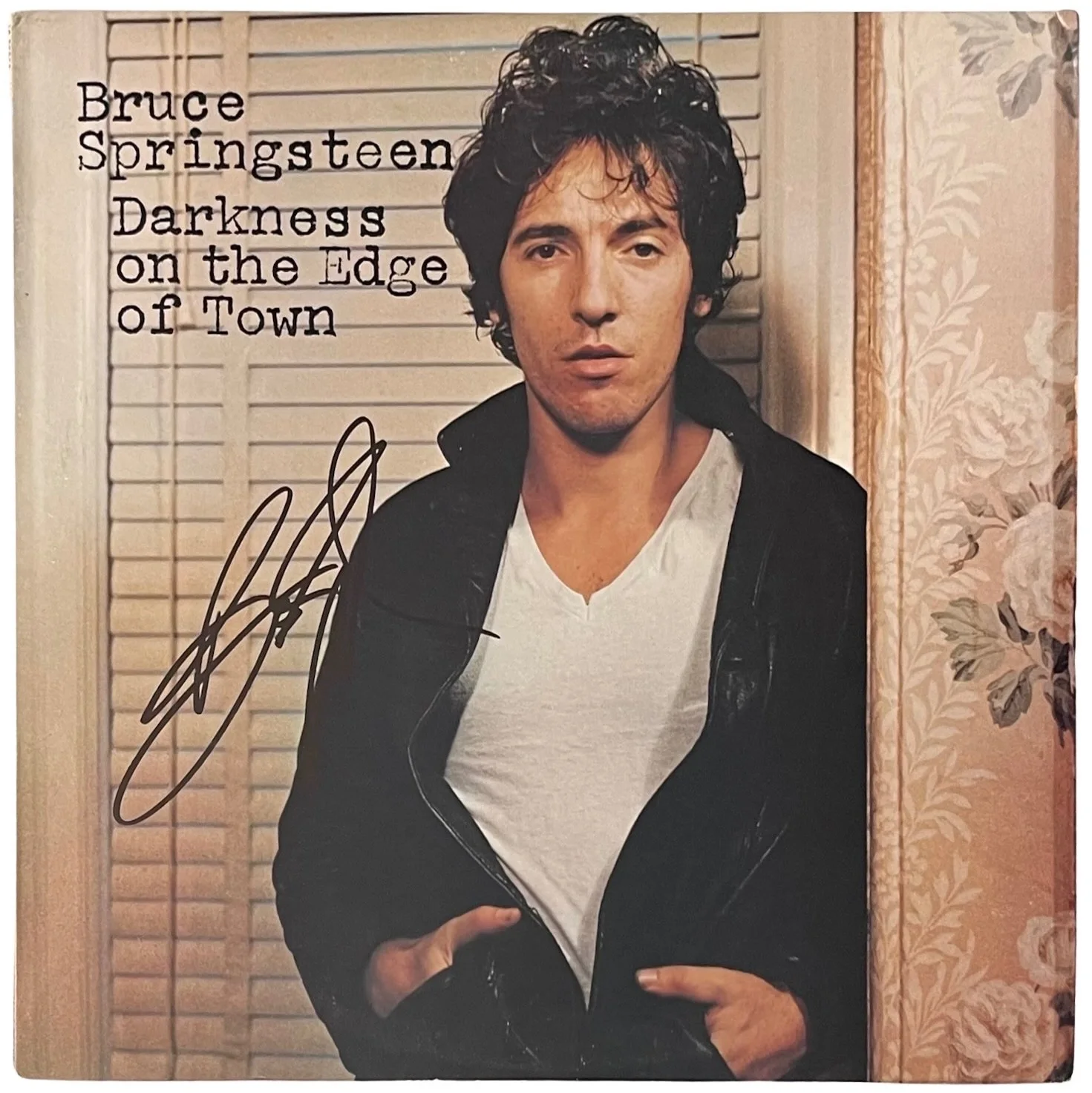 Bruce Springsteen Signed Darkness On The Edge Of Town Vinyl Record JSA LOA, изображение 3