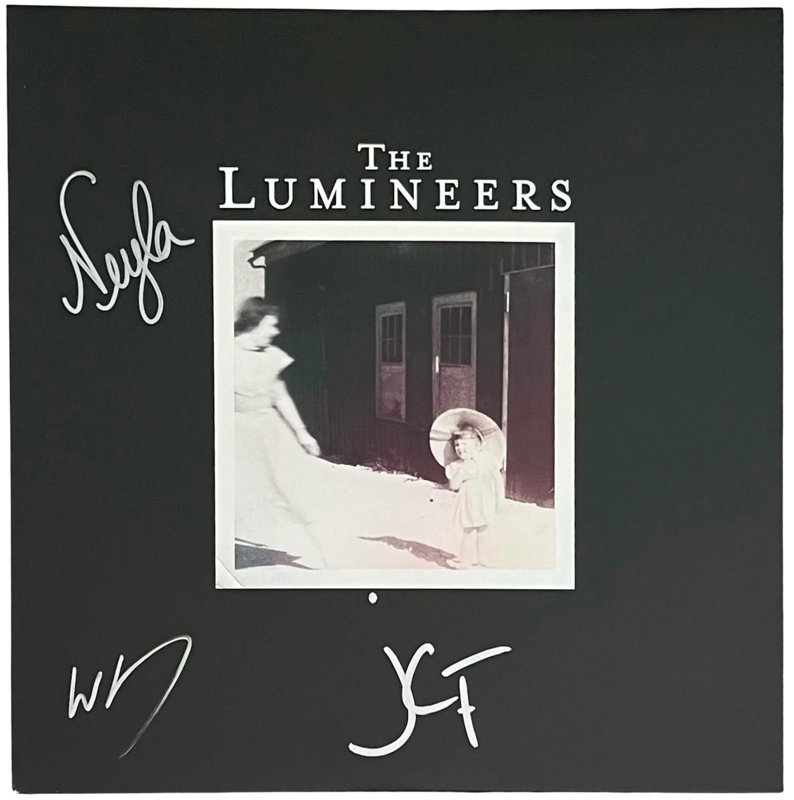 Lumineers x3 Wesley Schultz Jeremiah Fraites & Neyla Pekarek Signed Record JSA, изображение 2