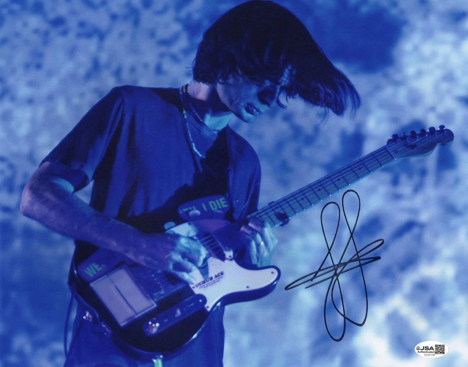 Jonny Greenwood Radiohead Signed 11x14 Photo JSA COA CL51119, image 2