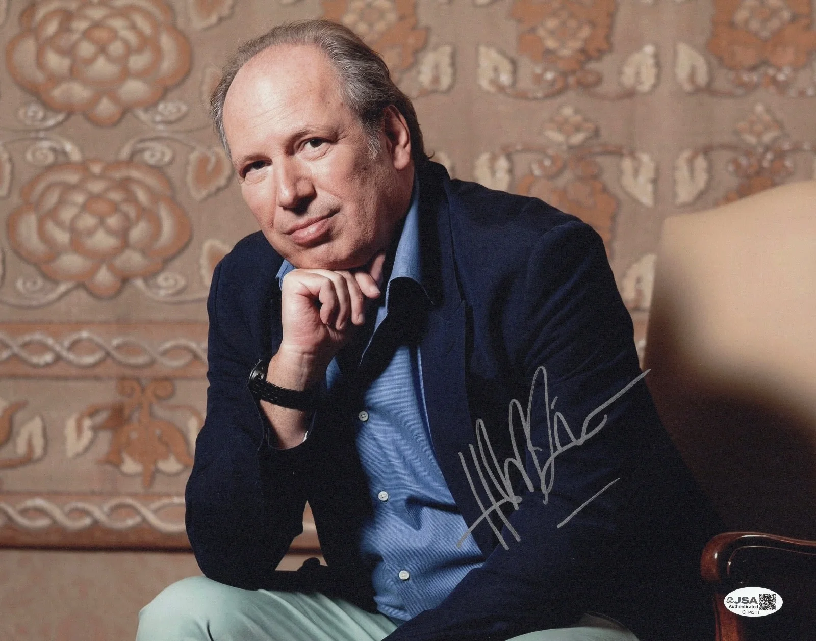 Hans Zimmer Signed 11x14 Photo JSA COA CI14511, image 2
