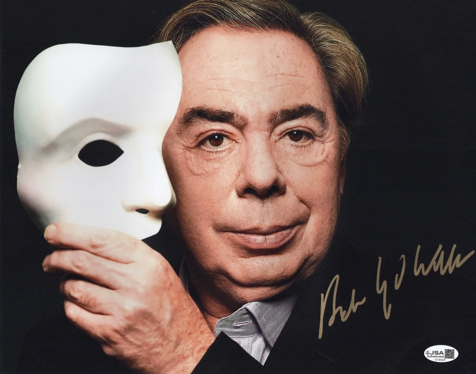 Andrew Lloyd Webber Signed The Phantom Of The Opera 11x14 Photo JSA COA CI14529, image 2