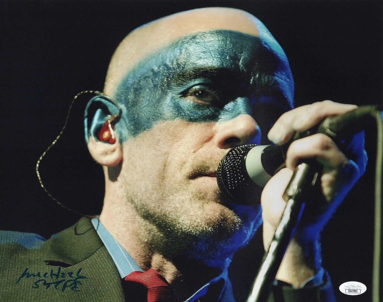 Michael Stipe R.E.M. Signed 11x14 Photo JSA COA CG47995, image 2