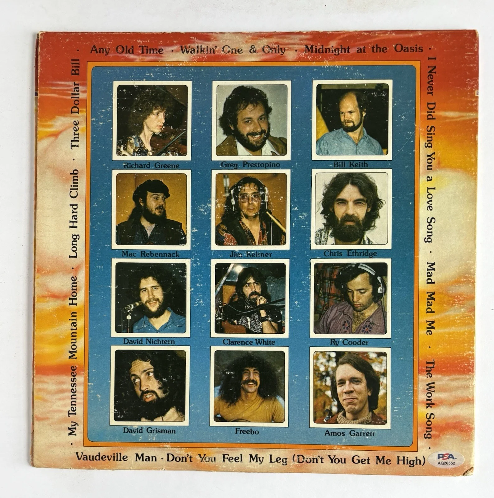 MARIA MULDAUR Signed MIDNIGHT AT THE OASIS LP Vinyl Album PSA DNA COA, image 4