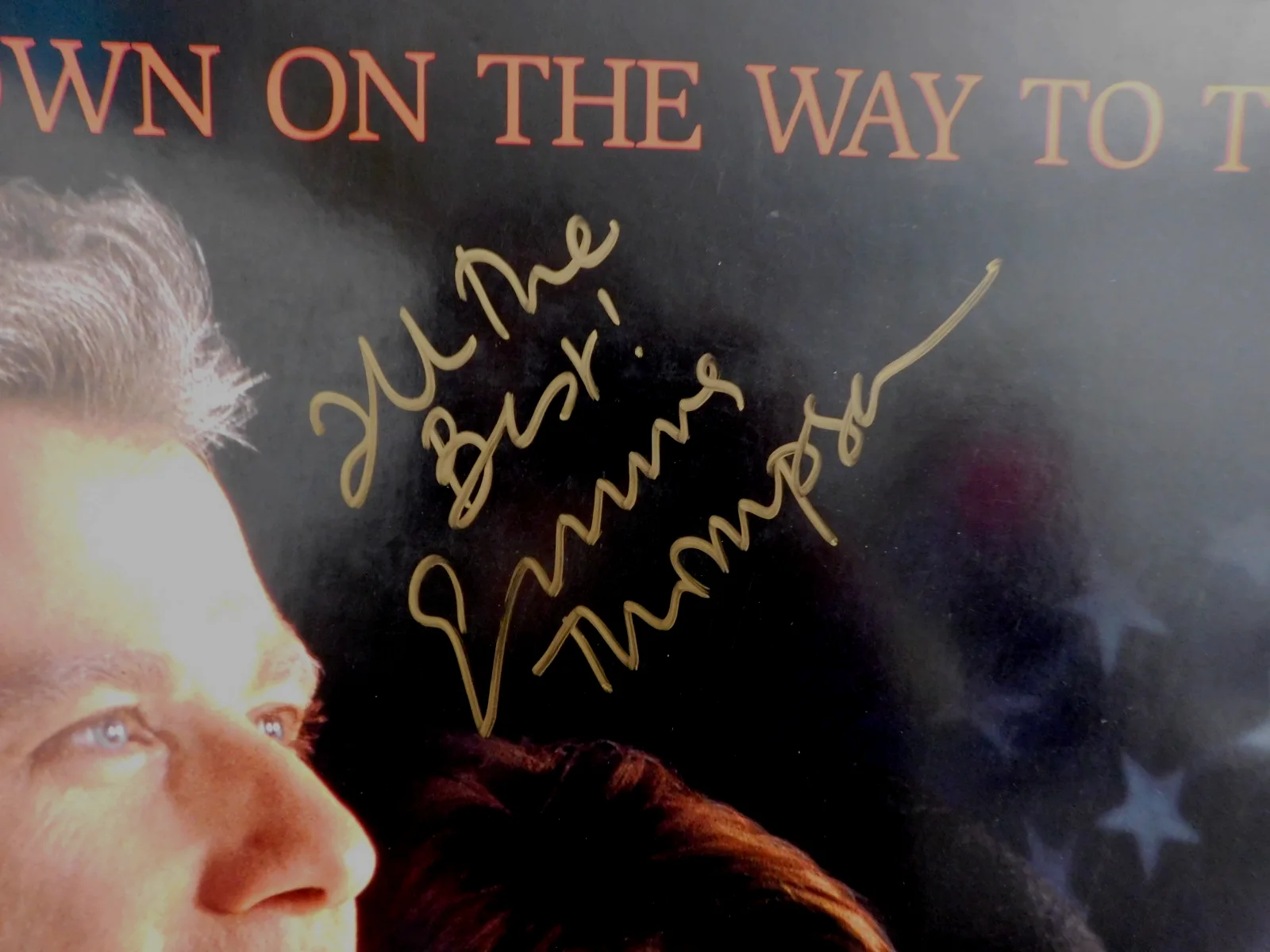 Primary Colors 1998 Film 39.5x 26.5 mounted Poster 5 Signed: John Travolta BRC, изображение 2