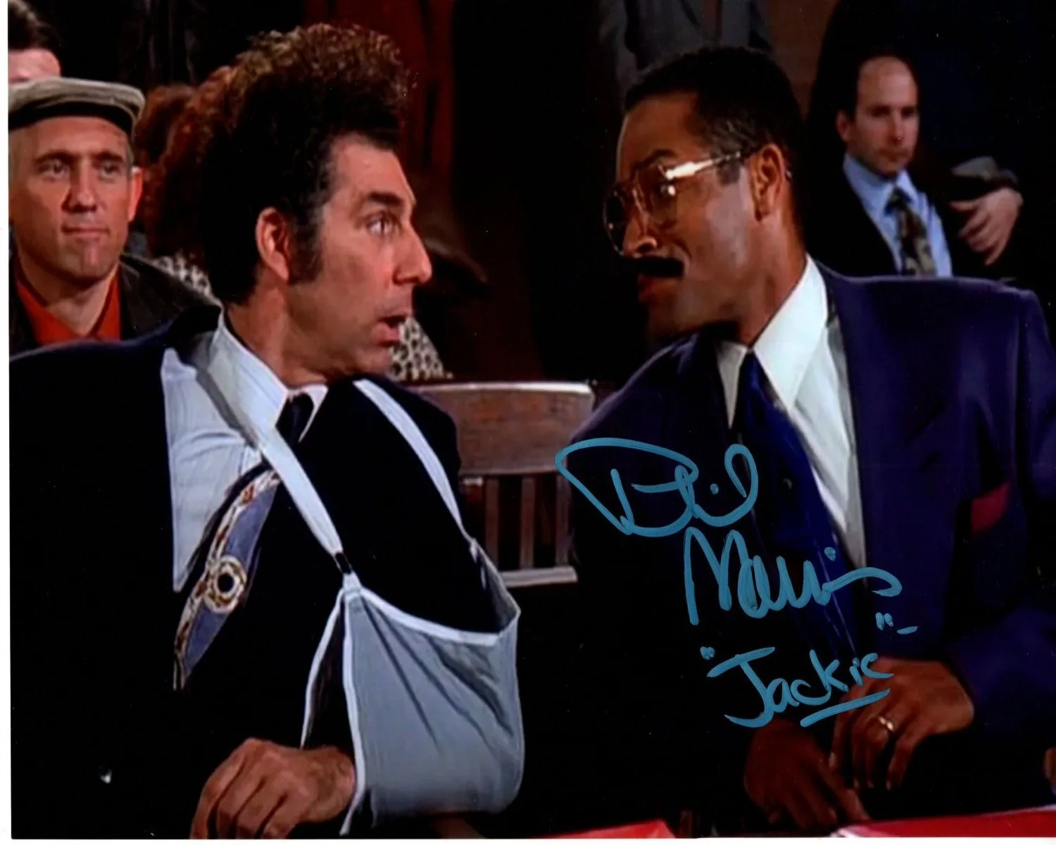 Phil Morris — PHIL MORRIS Signed Autographed 8x10 SEINFELD JACKIE CHILES Photo