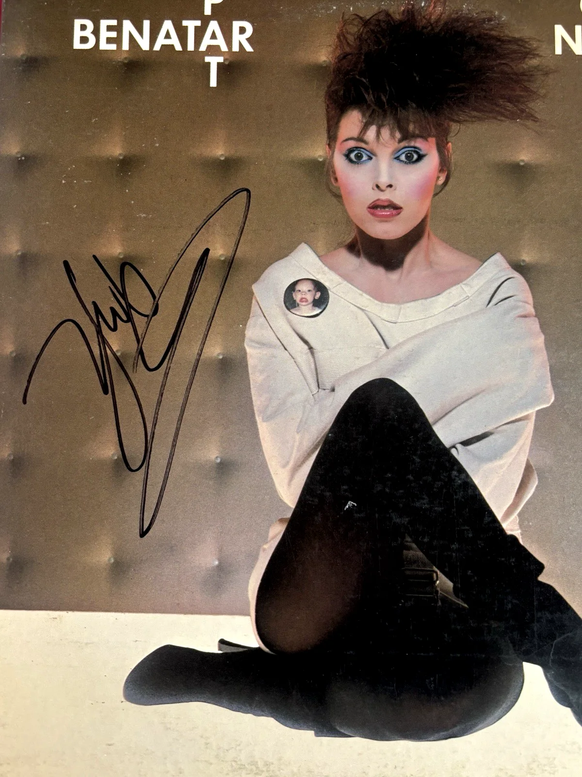 NEIL GERALDO Signed PAT BENATAR Get Nervous LP Vinyl Album PSA DNA COA, изображение 3