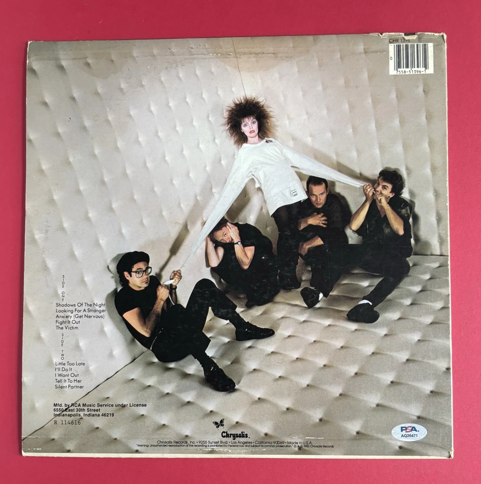 NEIL GERALDO Signed PAT BENATAR Get Nervous LP Vinyl Album PSA DNA COA, изображение 4