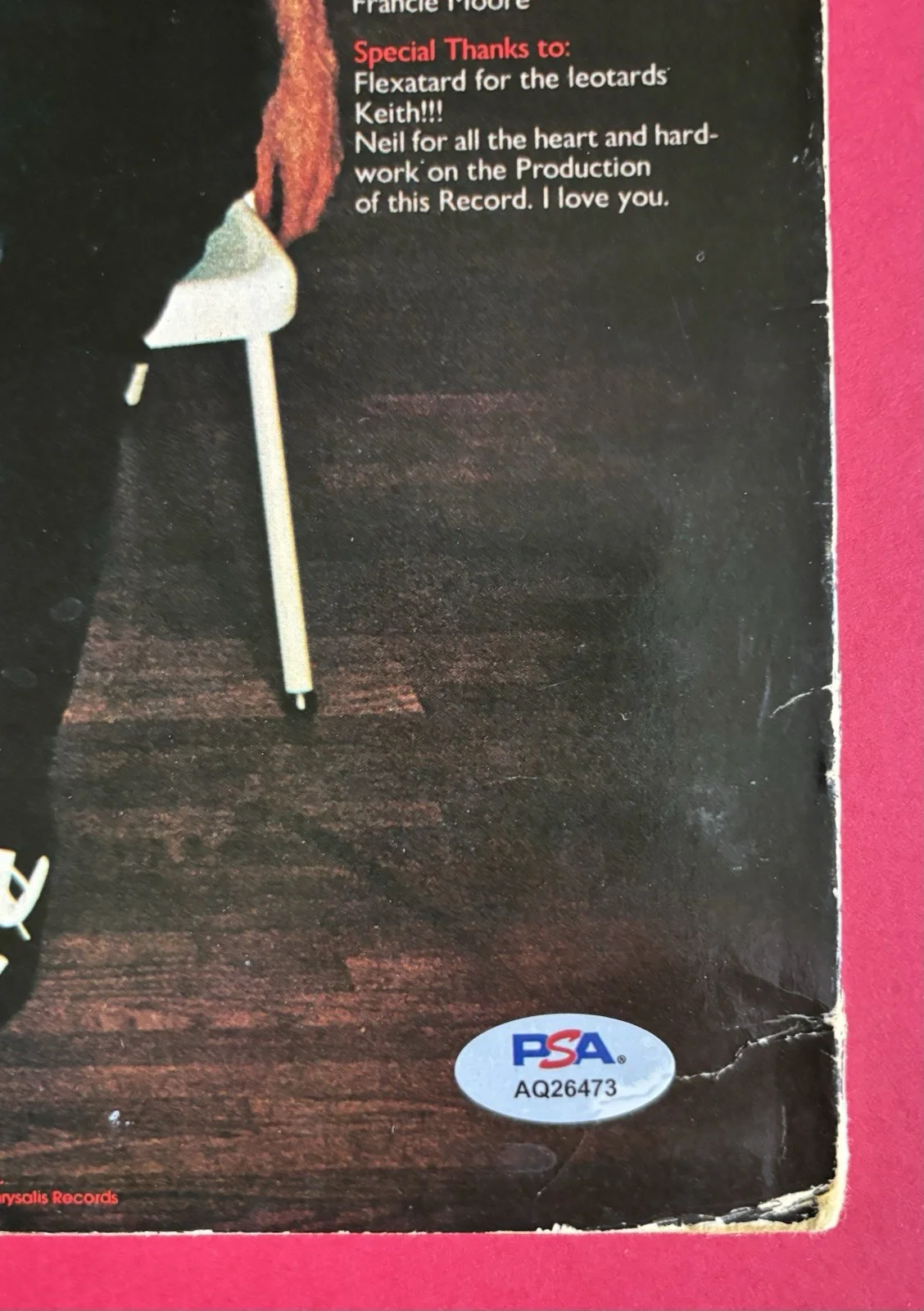 NEIL GERALDO Signed PAT BENATAR Crimes Of Passion LP Vinyl Album PSA DNA COA, изображение 5