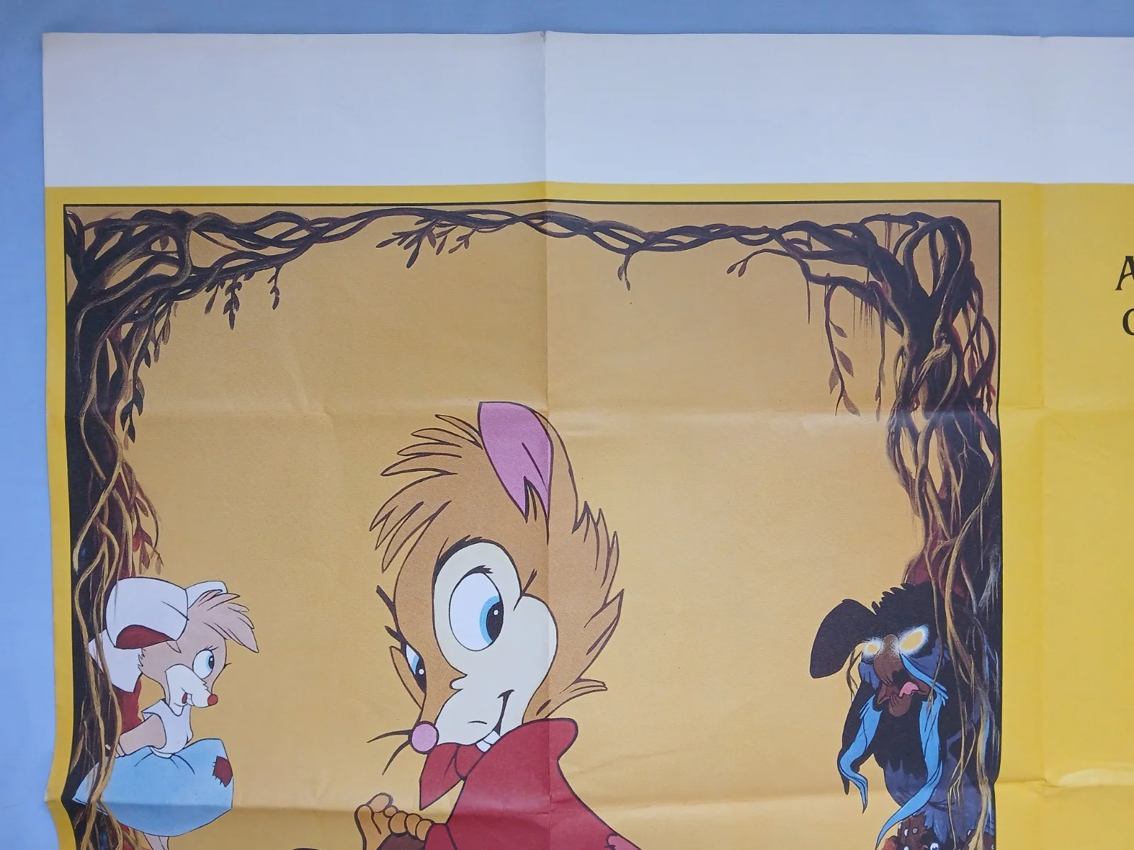 THE SECRET OF NIMH (1982) original UK quad poster - Don Bluth animation, изображение 2