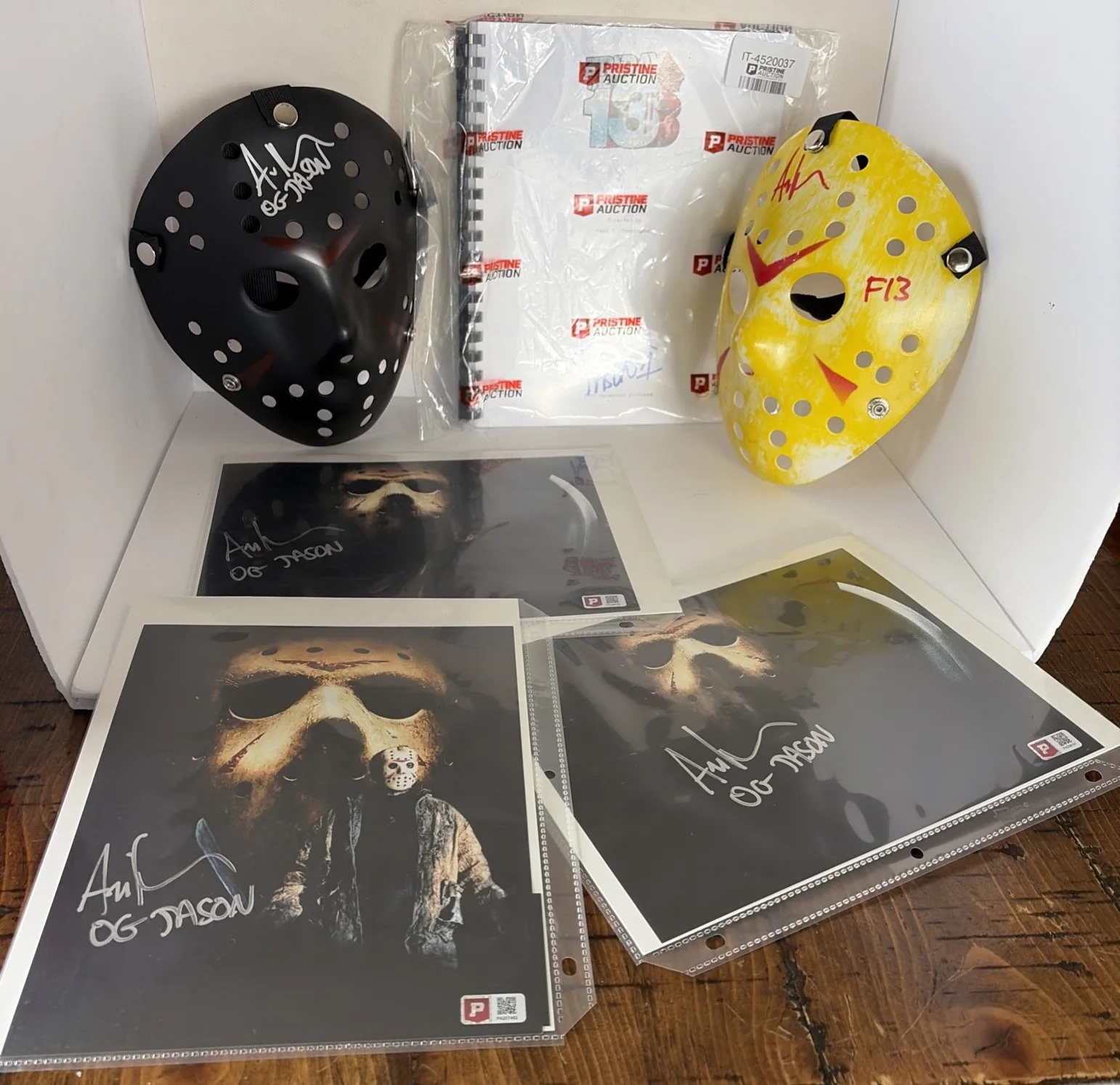 Friday The 13th Autographed Lot Jason Voorhees Signed Masks Photos Script COA, image 3
