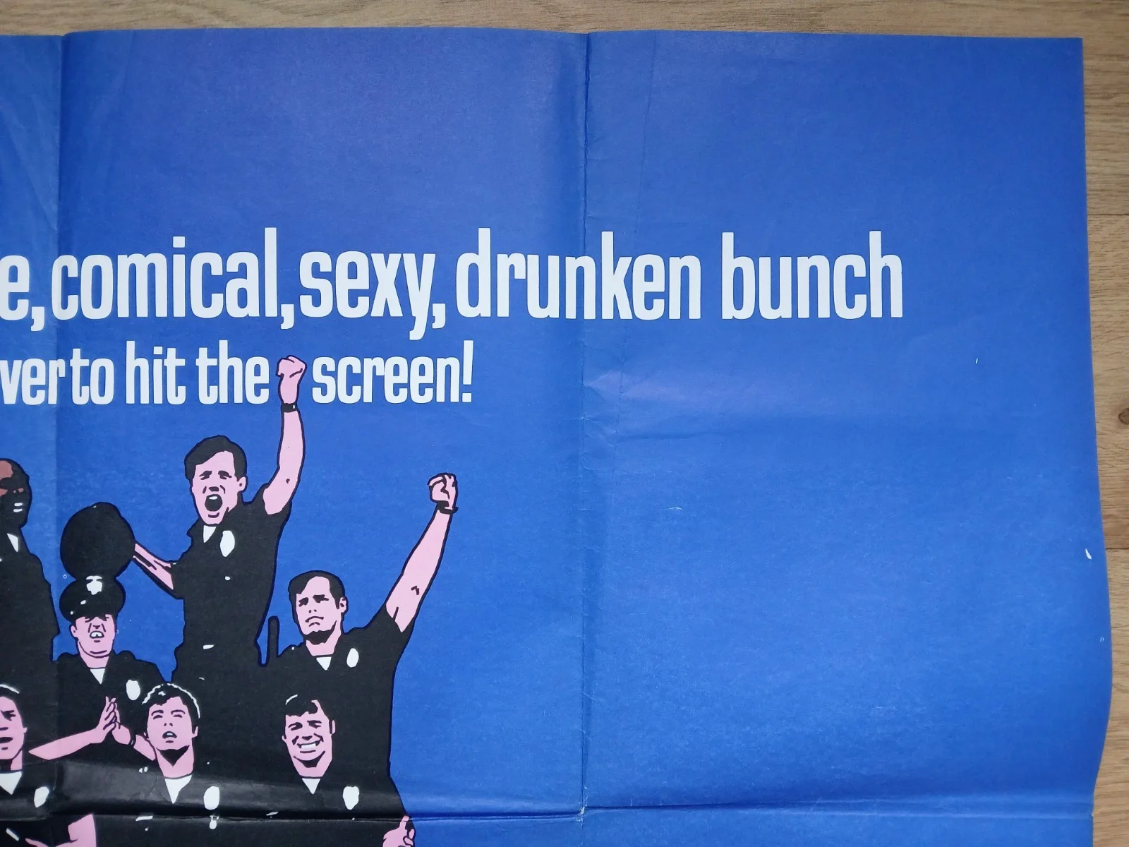 THE CHOIRBOYS (1977) original UK quad poster -Robert Aldrich Police comedy drama, изображение 3