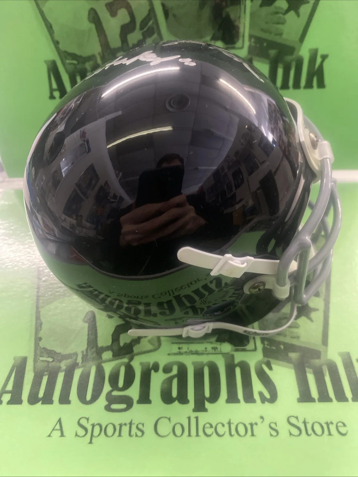 James Hampton — James Hampton Autographed Longest Yard Custom Mini Helmet Caretaker Z1, image 2