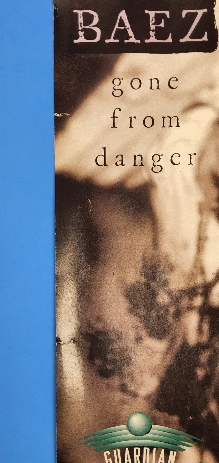 SIGNED Joan Baez Gone From Danger Double Sided Poster Flat, image 4