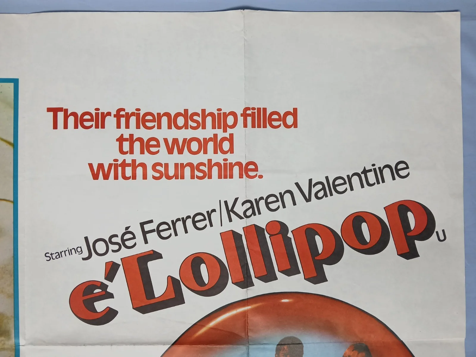 BENJI / É LOLLIPOP (1974/1975) original UK double-bill quad poster, изображение 3