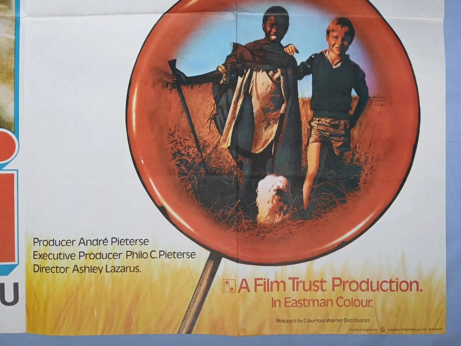 BENJI / É LOLLIPOP (1974/1975) original UK double-bill quad poster, изображение 5