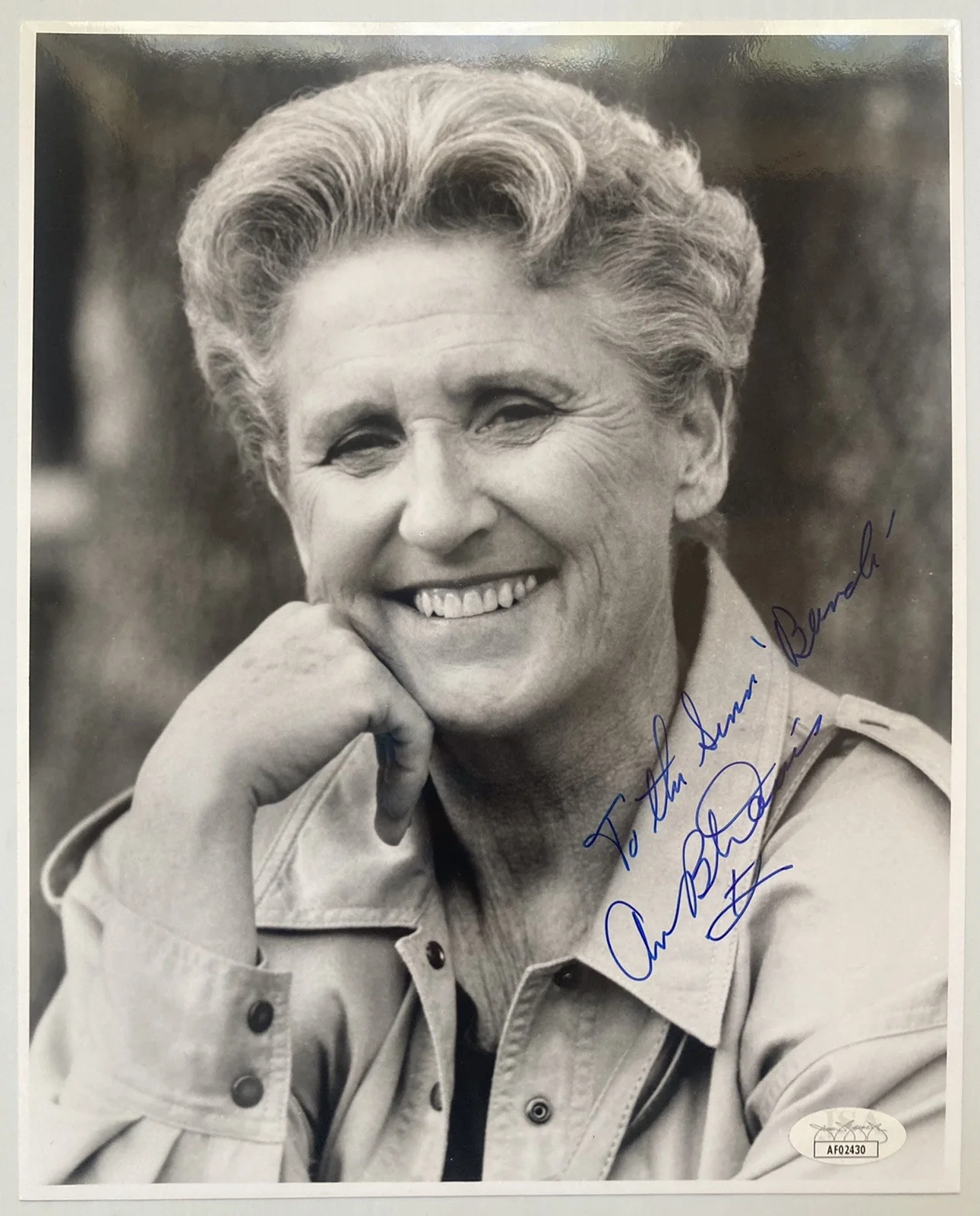 Ann B. Davis — Alice Brady Bunch Ann B Davis Signed Autograph 8x10 Photo - JSA Cert - FREE S&H!, image 2