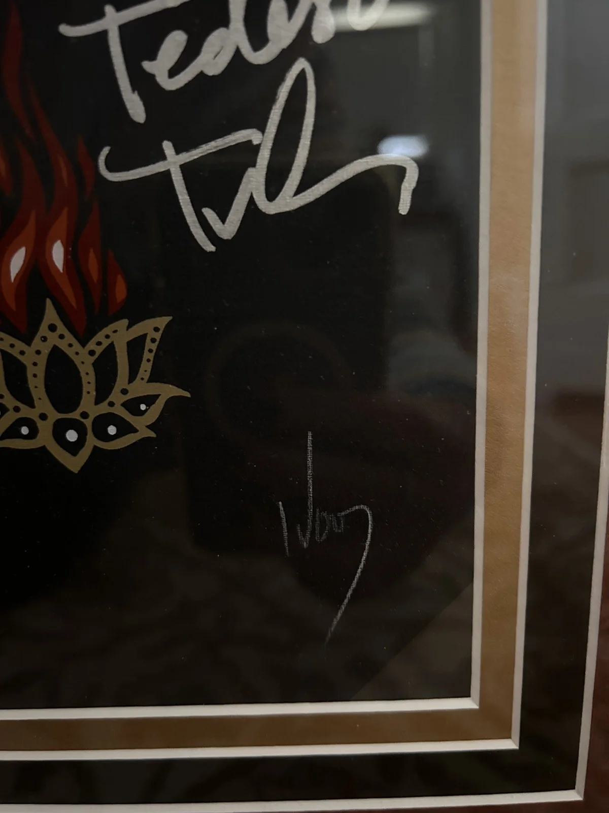 Official Tedeschi Trucks Band autographed 2017 Tour poster: matted and framed, image 4
