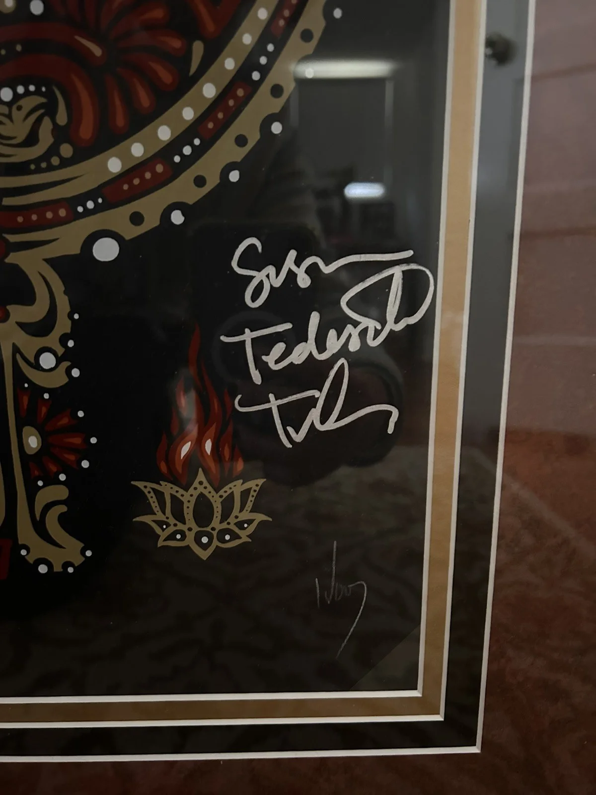 Official Tedeschi Trucks Band autographed 2017 Tour poster: matted and framed, image 5