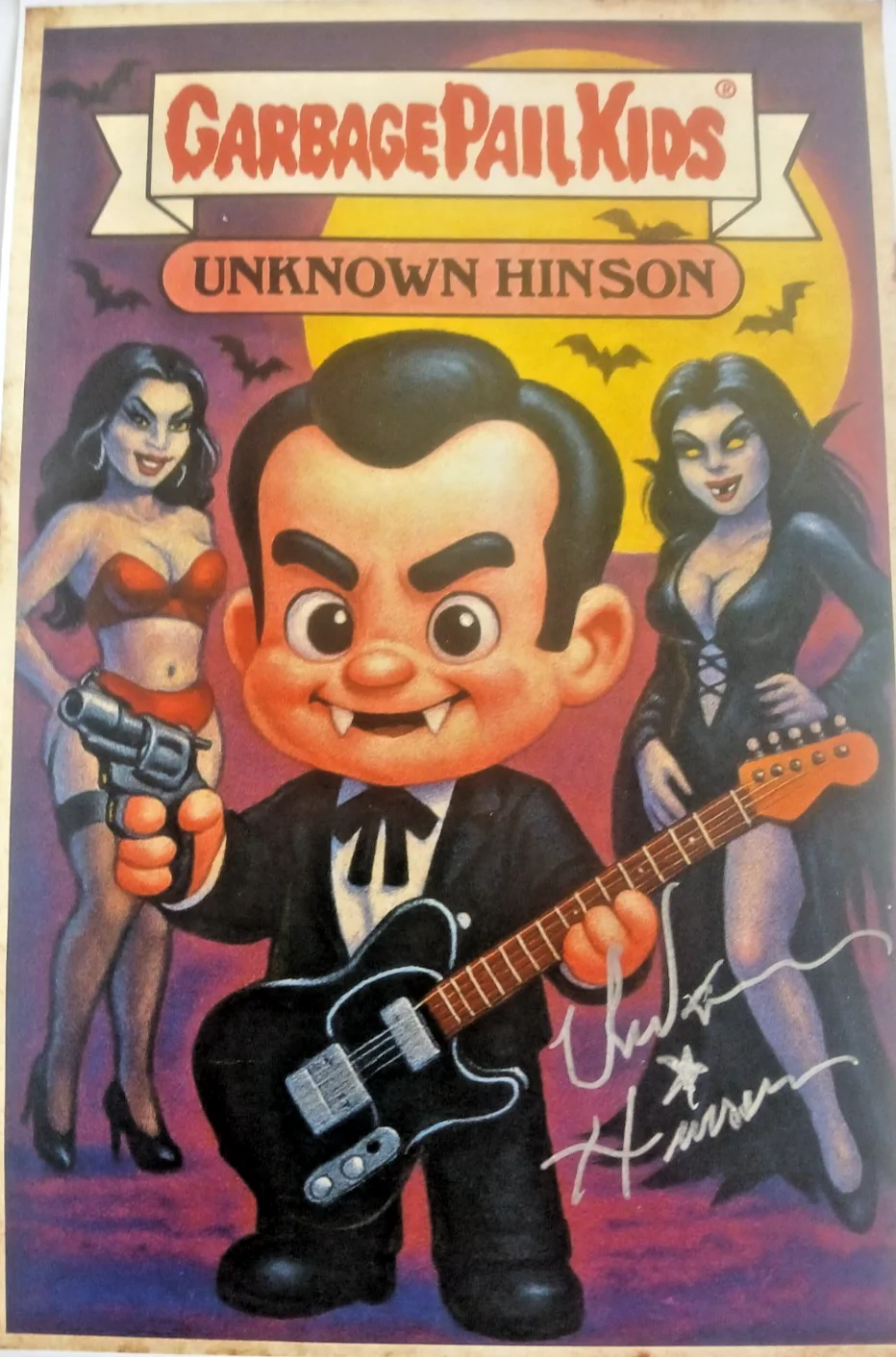 UNKOWN HINSON — 不明なヒンソン手書きサイン入りゴミバケツキッズ 2026 ポスター 11インチ x 17インチ 新品, image 2